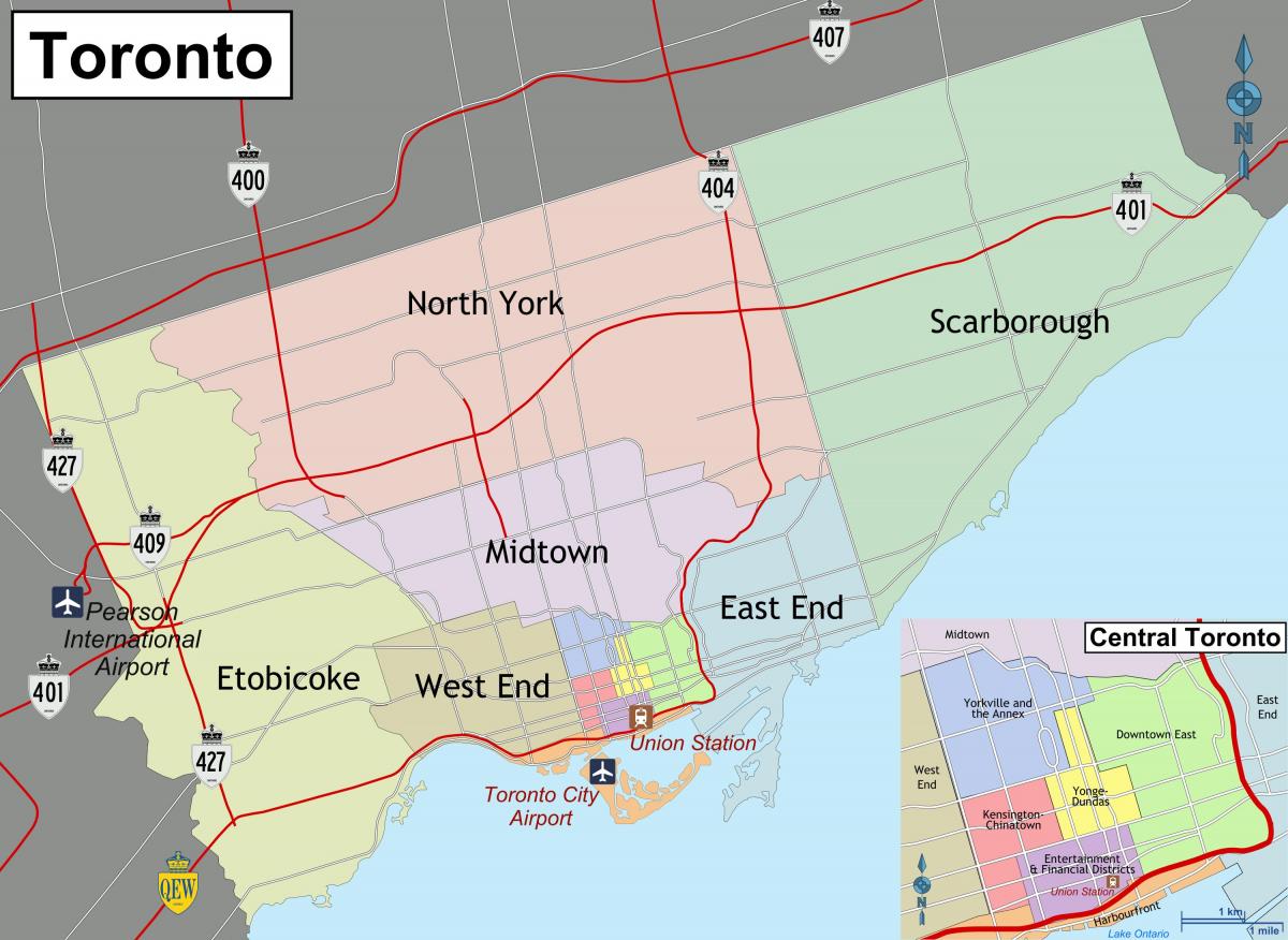 Plan districts Toronto
